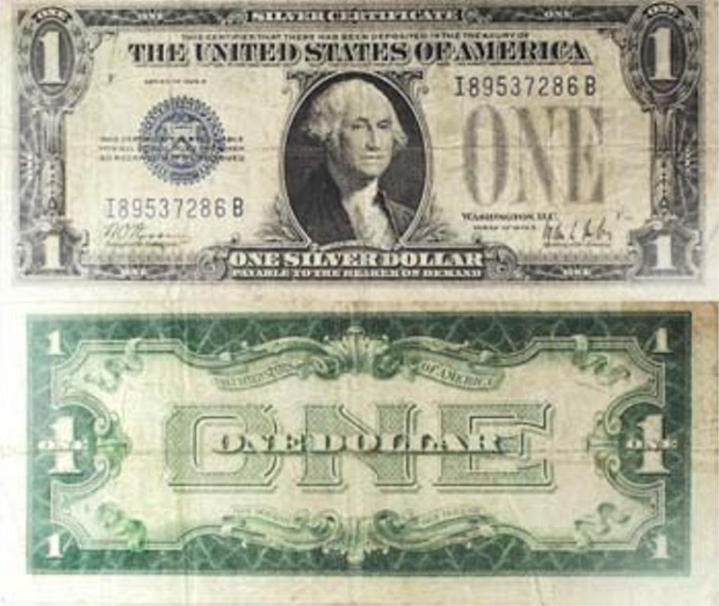 1928 Funny Back Silver Certificate g-vg (1 of 1)