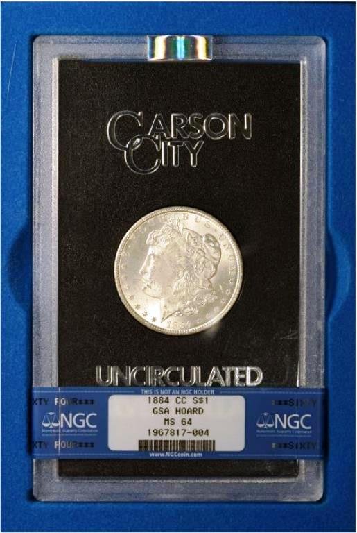1884 CC GSA MS 64 NGC Excellent Coin (1 of 1)