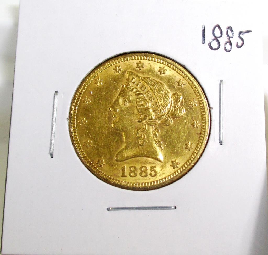 1885 $ 10 Gold Liberty Eagle (1 of 2)