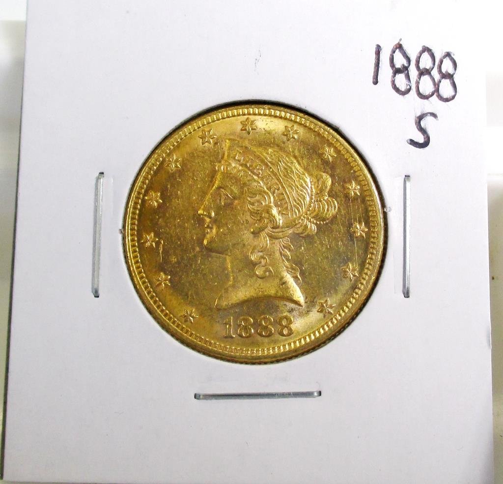 1888 S Better Date $ 10 Gold Liberty Eagle (1 of 2)