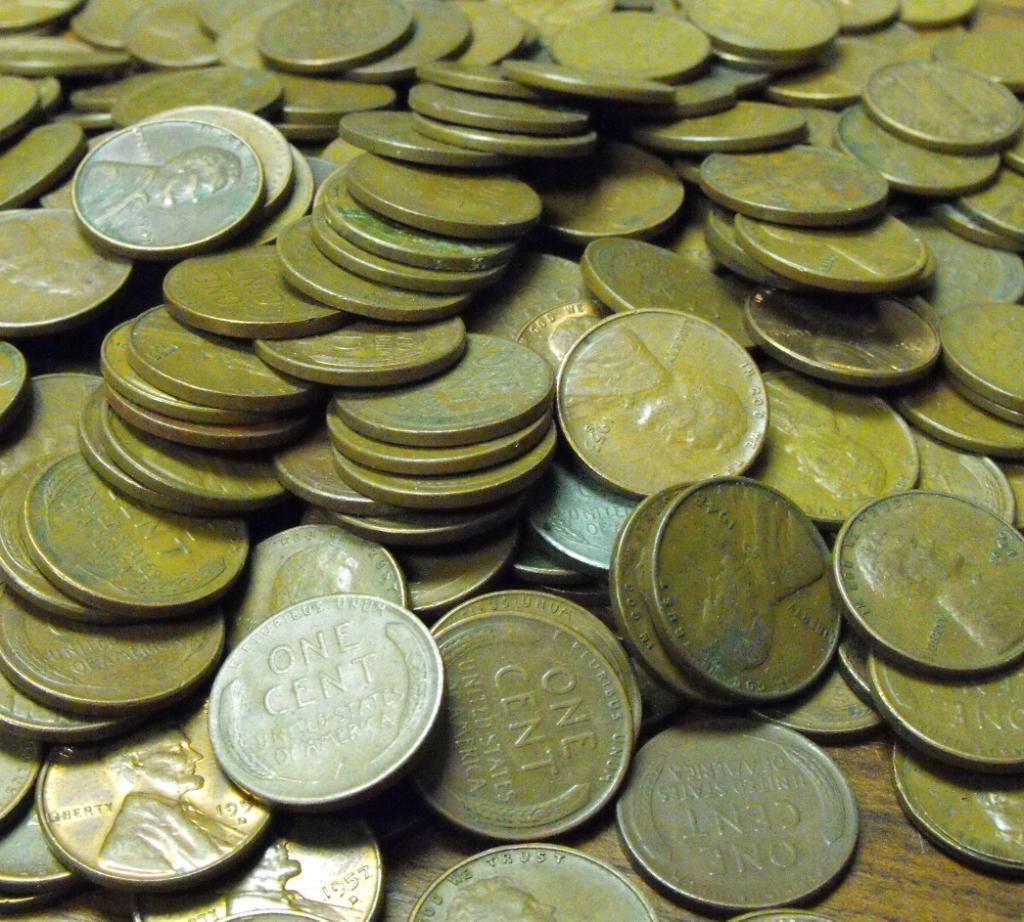 Lot of 5000 Wheat Cents! Full Bag! (1 of 2)