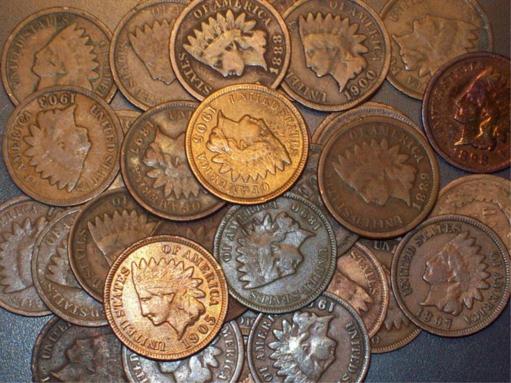 Indian Head Cent Lot (100) Circulated (1 of 1)