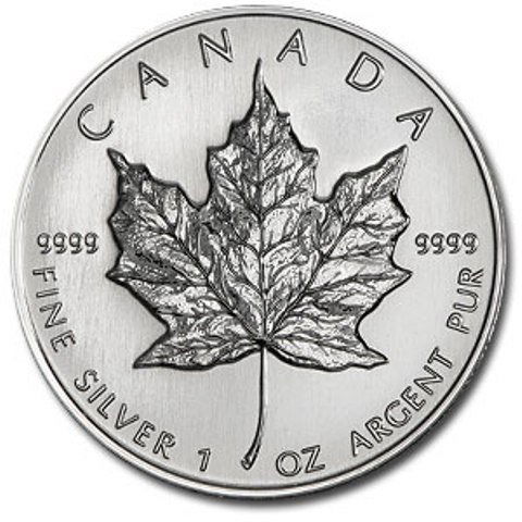1 oz Silver Maple Leaf Bullion (1 of 1)