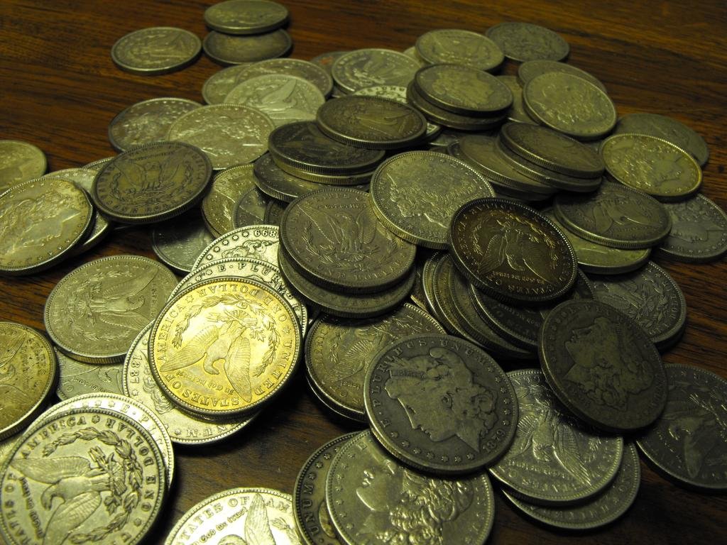 20 Assorted date Morgans from cache (1 of 1)