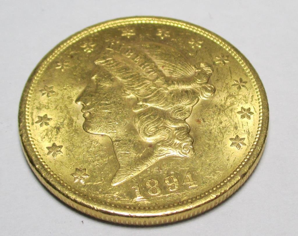 1894 S $ 20 Gold Liberty Double Eagle (1 of 2)