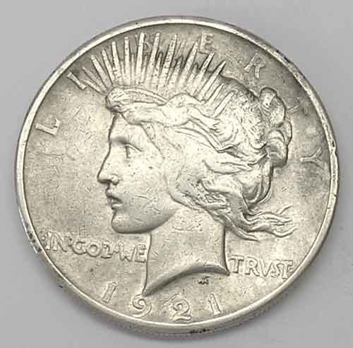 1921 Peace Dollar - First Peace Dollar (1 of 1)