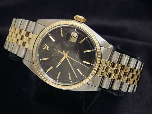Man's Rolex 14k / SS 2 Tone w/ Black Dial (1 of 4)