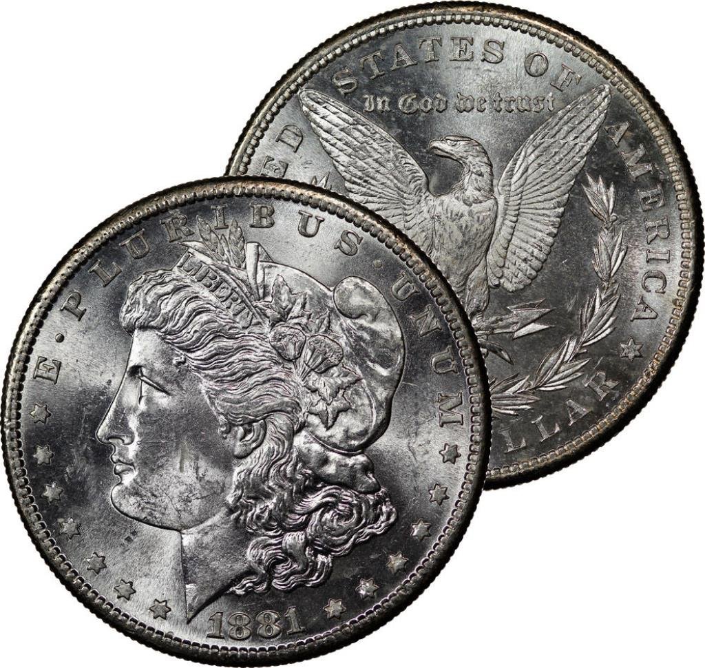 1881 s CH BU Morgan Silver Dollar (1 of 1)