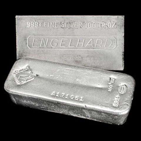 100 oz Silver bar - Random Maker (1 of 1)