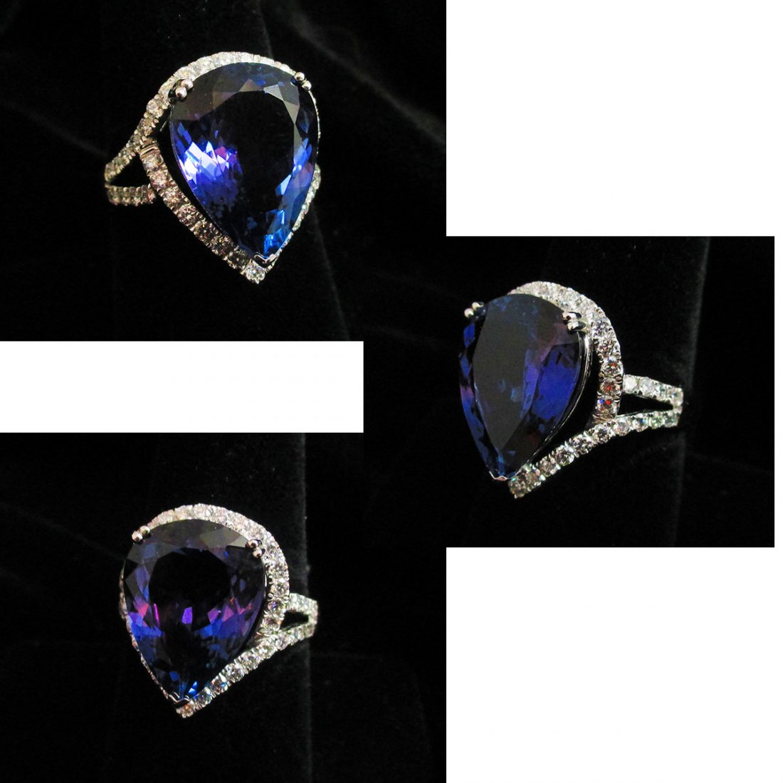$24,725 -GIA - Certified Tanzanite & Diamond Ring (1 of 6)