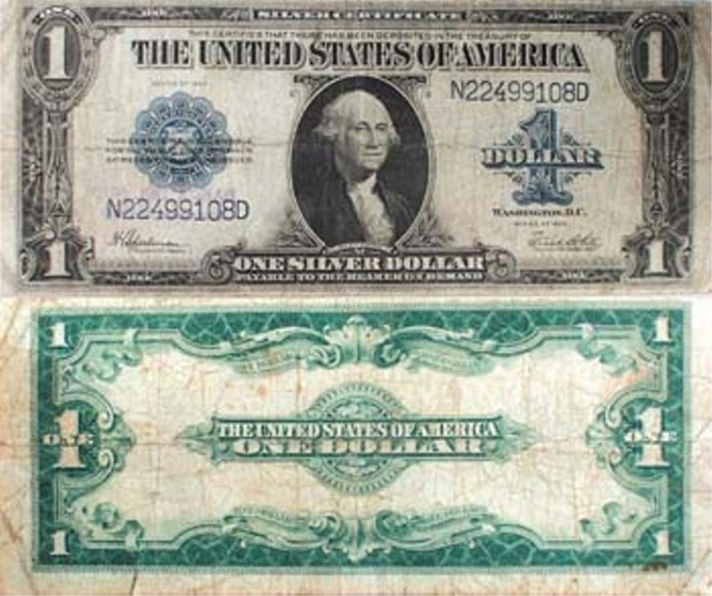 1923 Horseblanket Large  $ 1 Silver Certificate (1 of 1)