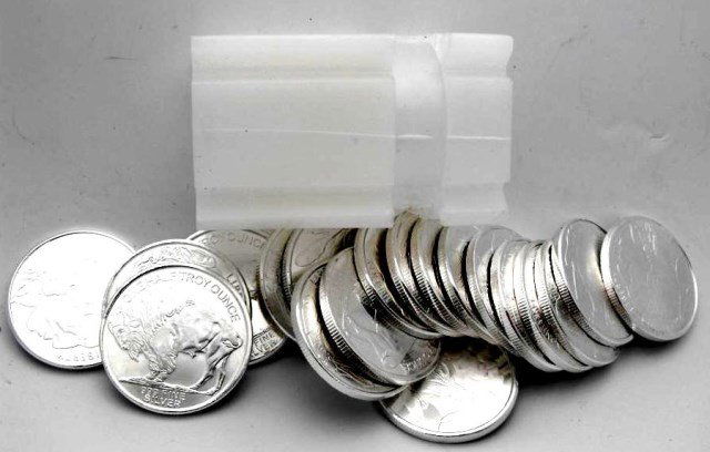 Lot of (20) GEM BU Buffalo 1 oz Silver Rounds (1 of 1)