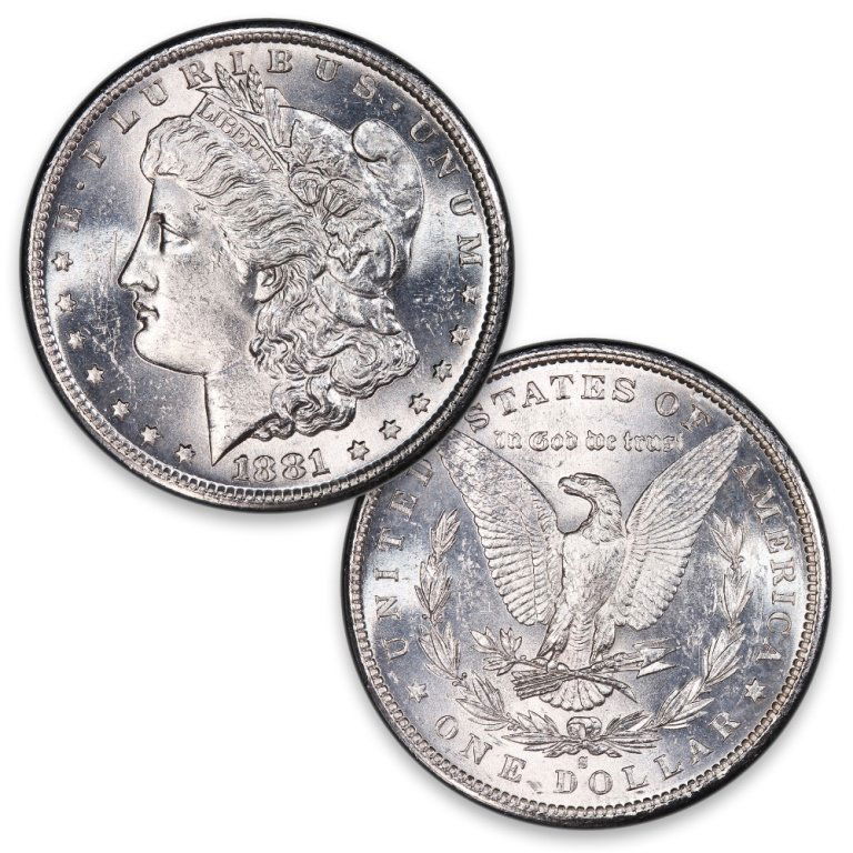 1881 s CH BU Morgan Silver Dollar (1 of 1)