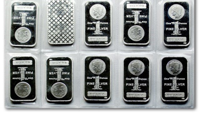 (10) Morgan Design 1 oz Silver Bars (1 of 1)