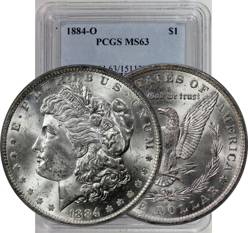 1884 o MS 63 PCGS Morgan Dollar (1 of 1)