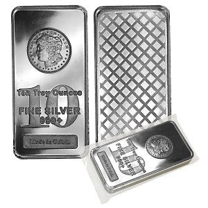 10 oz. Morgan Design Silver Bar (1 of 1)