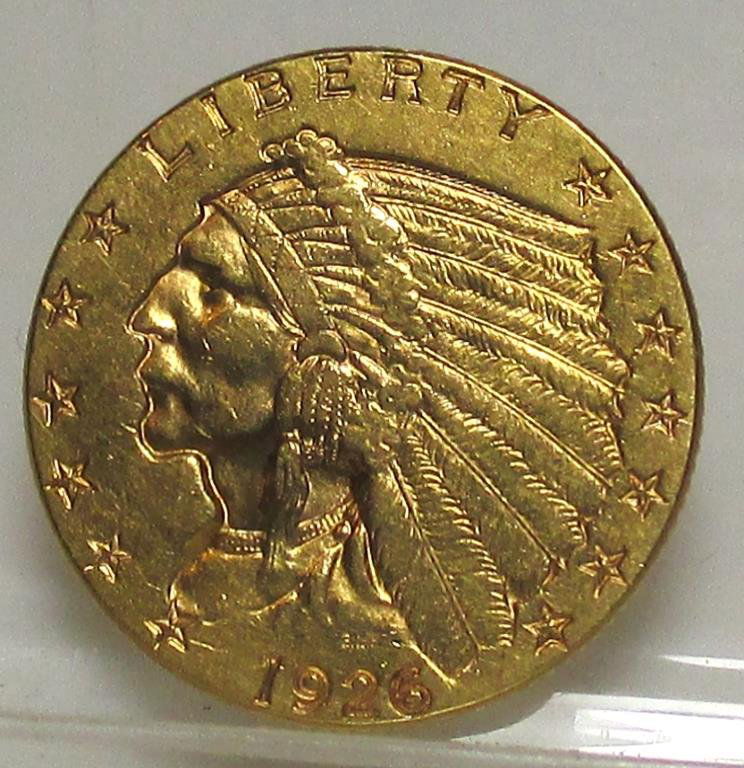 1926 $ 2.5 Gold Indian Quarter Eagle (1 of 2)