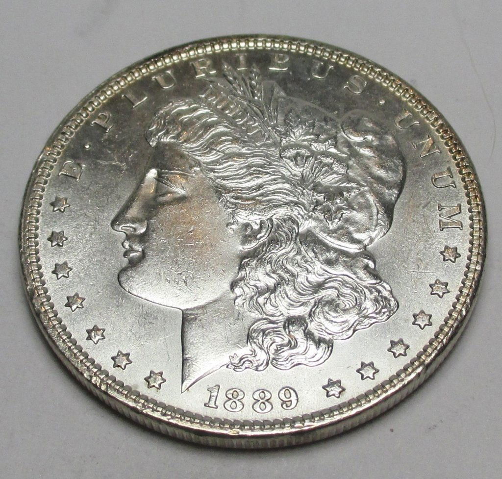 1889 P BU Morgan Silver Dollar (1 of 2)