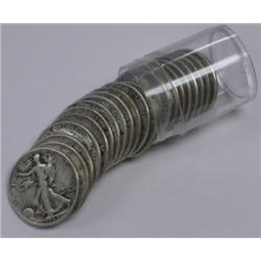 Roll of Walking Liberty Half Dollars (20 pcs) (1 of 1)