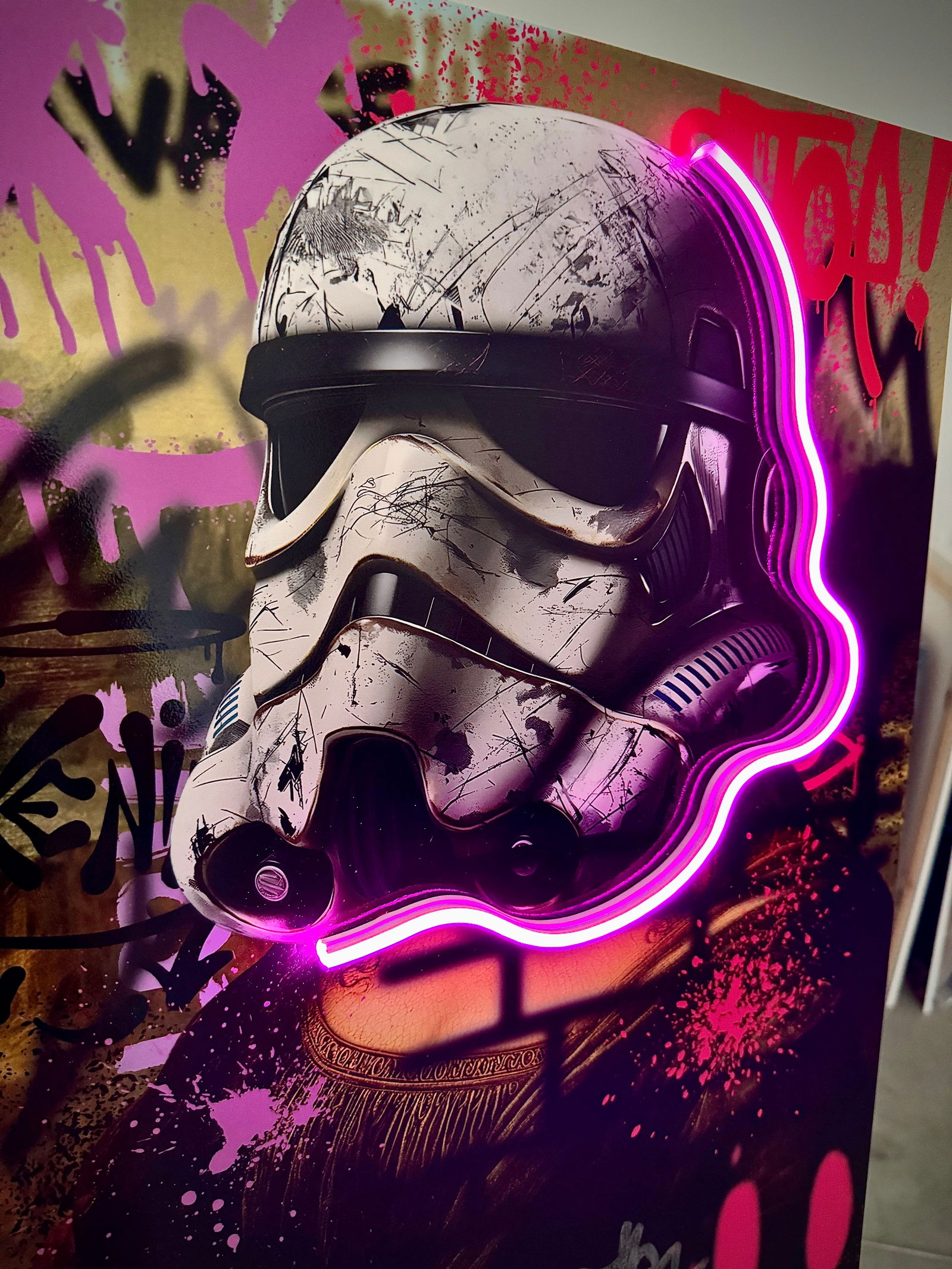 Gioconda Urban Purple | Led Wall Art (1 of 8)