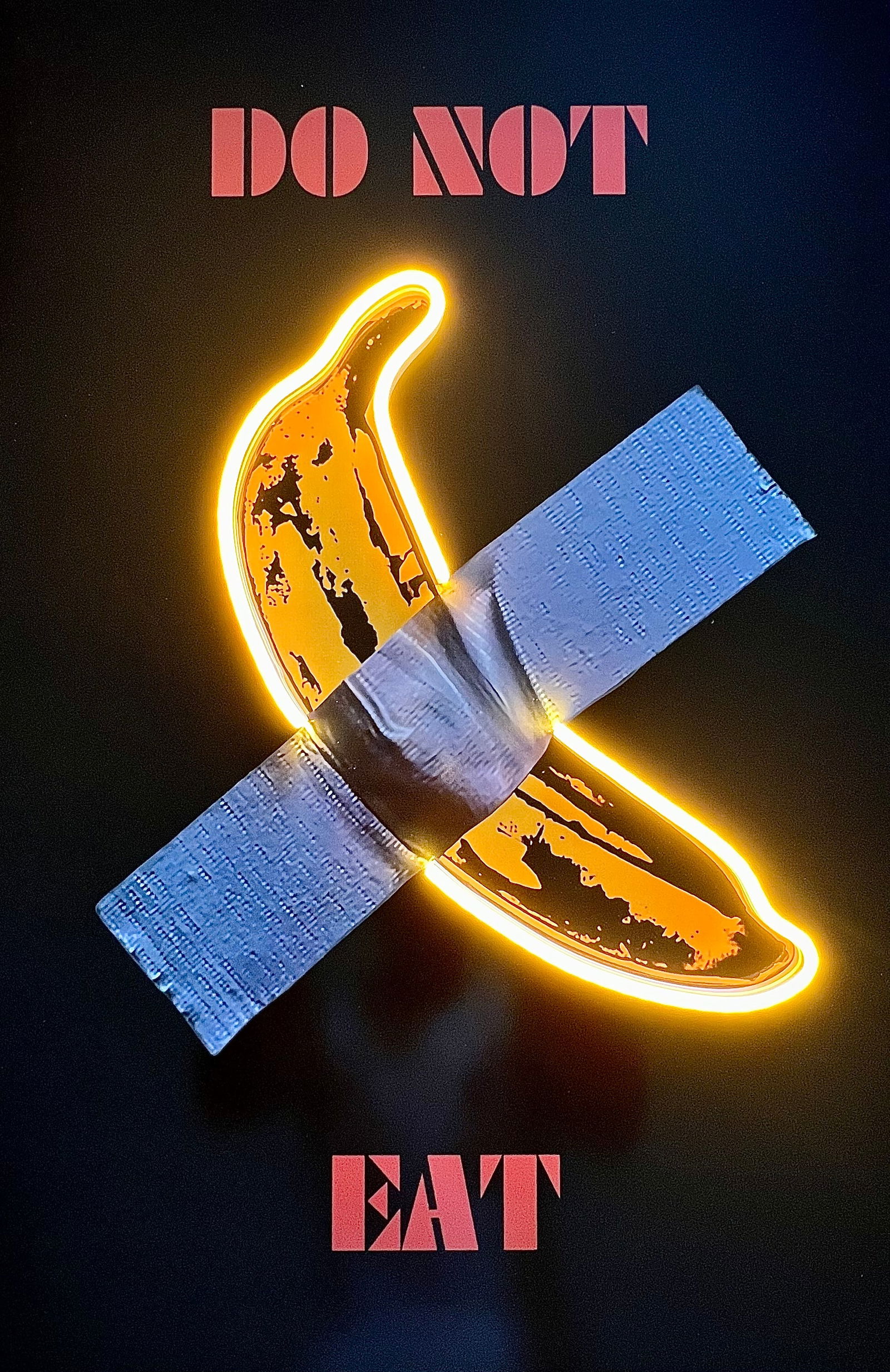Don't Eat This Banana | Led Wall Art (1 of 6)