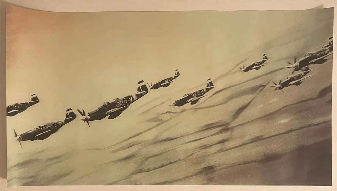 Gerhard Richter "Mustangs, 2005" Offset Lithograph (1 of 1)