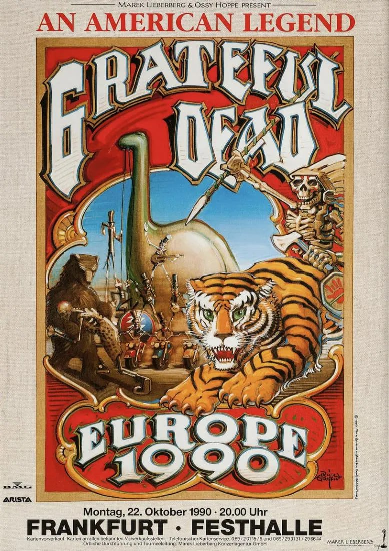 Grateful Dead "Europe" Print (1 of 1)