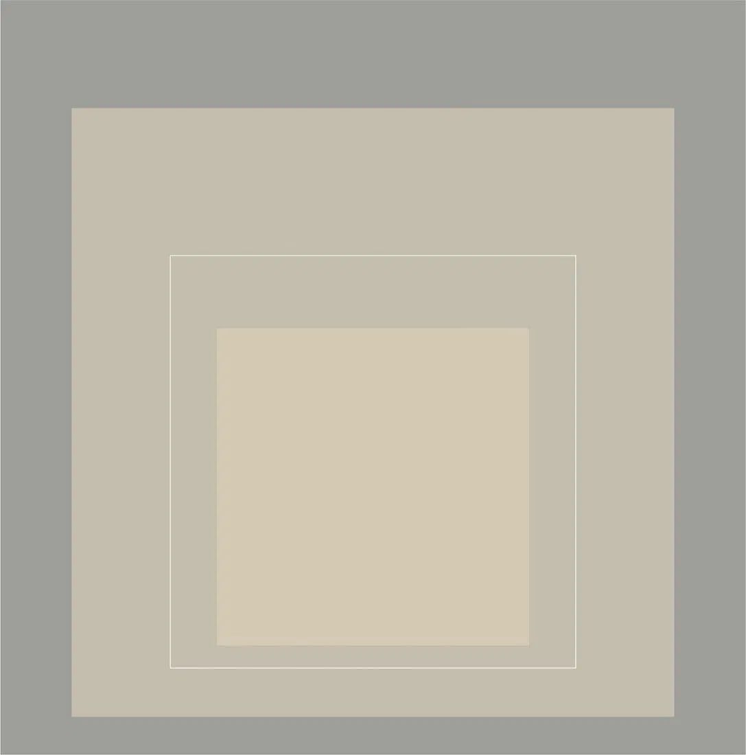 Josef Albers "Gray" Offset Lithograph (1 of 1)