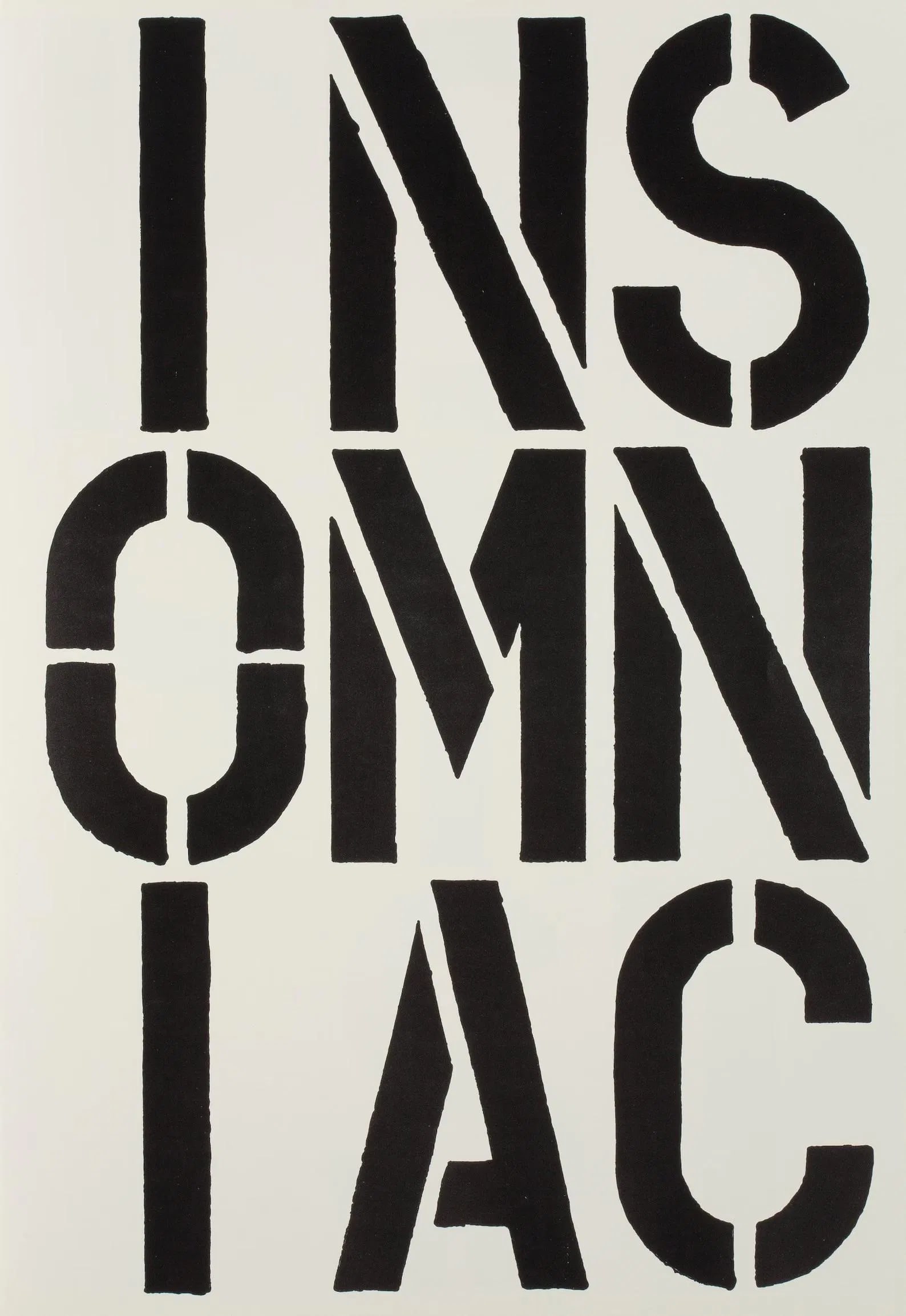 Christopher Wool "Insomniac" Print (1 of 1)
