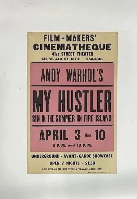 Andy Warhol (My Hustler) Poster (1 of 1)