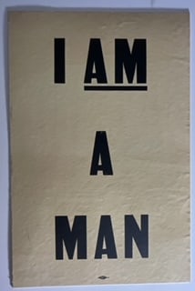 Civil Rights Martin Luther King " I AM A MAN" poster (1 of 9)