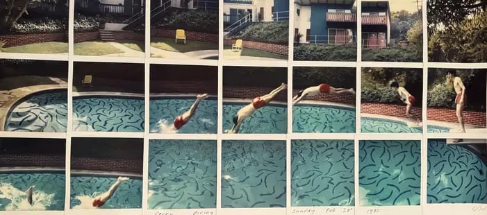 David Hockney "Jerry Diving" Photo Print (1 of 1)