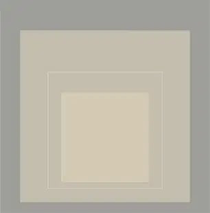 Josef Albers "Gray" Offset Lithograph (1 of 1)