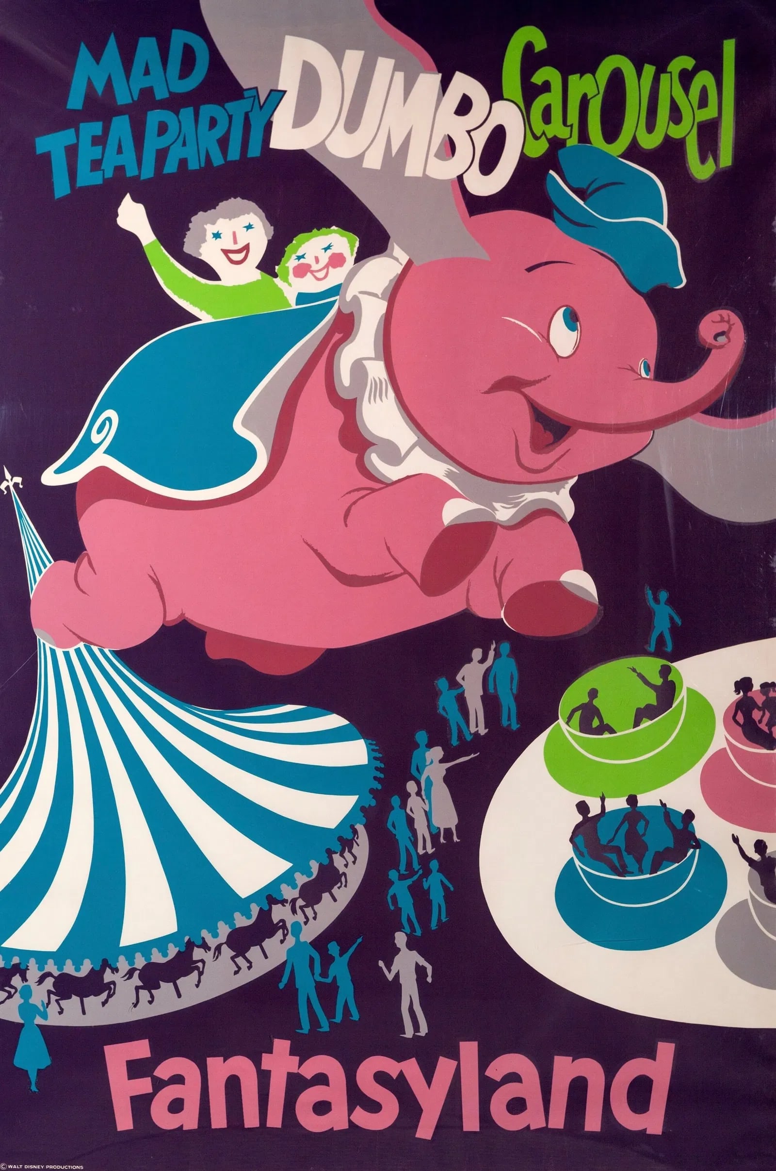 Disney Dumbo Fantasyland Poster (1 of 1)