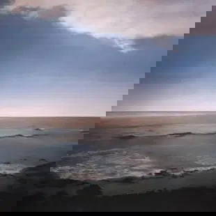 Gerhard Richter "Seascape, 1998" Offset Lithograph: Gerhard Richter "Seascape, 1998" Offset Lithograph - Measures 30.00 X 30.00 Inches, Unknown printing date