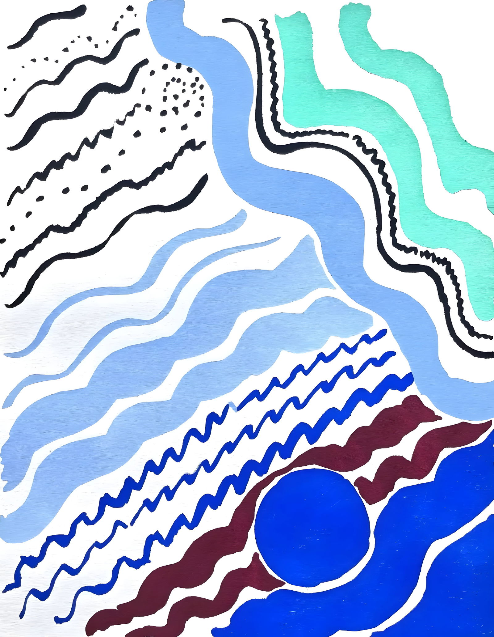 SONIA DELAUNAY Plate 33 from the portfolio “Compositions, Colors, Ideas"
