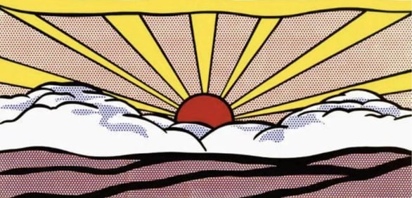 Roy Lichtenstein "Sunrise, 1965" Offset Lithograph
