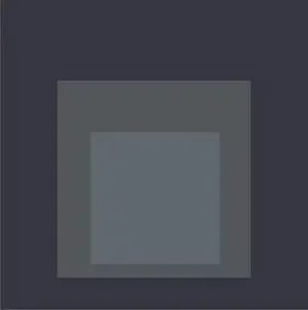 Josef Albers Homage to the Square "Black" Print, After