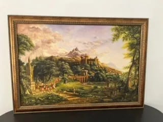 Thomas Cole "The Departure" Oil Painting