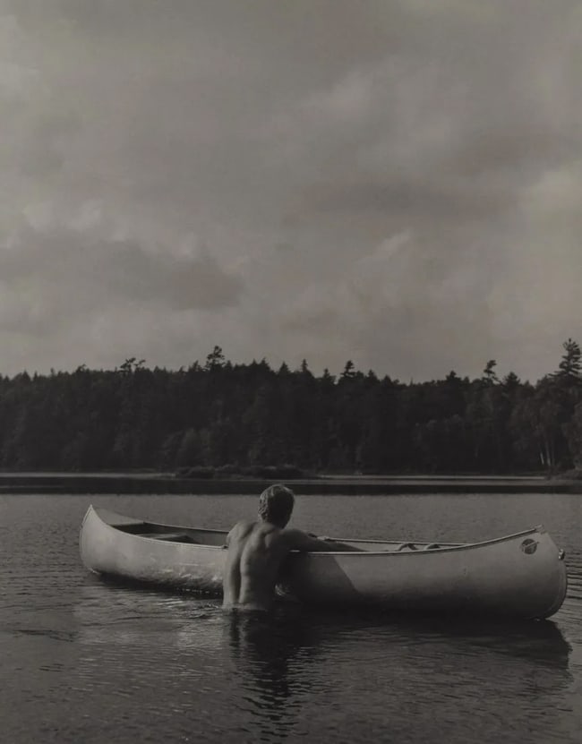 Bruce Weber "Jason, Bear Pond" Print: Bruce Weber "Jason, Bear Pond" Print