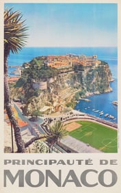 Principaute de Monaco Poster