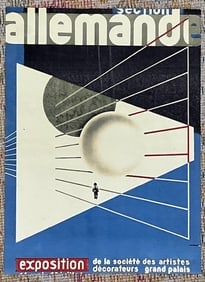 Herbert Bayer Poster for "Section Allemande"