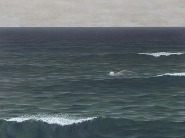 Alex Colville "Swimmer, 1962"