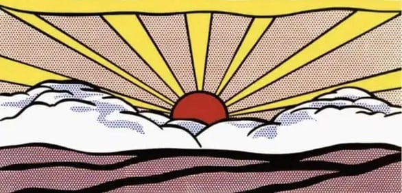 Roy Lichtenstein "Sunrise, 1965" Print