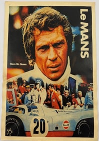 LE MANS ? CineMasterpieces LEMANS MOVIE POSTER STEVE MCQUEEN AUTO RACING PORSCHE