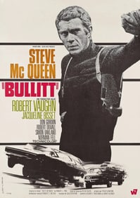 Steve McQueen "Bullitt" Poster