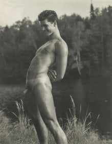 BRUCE WEBER - Rob at the Lean-to on the St. Regis