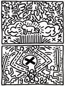 Keith Haring - Nuclear Disarmament Poster