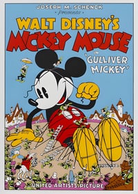 Gulliver Mickey Walt Disney Poster