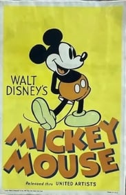 Walt Disney Mickey Mouse Poster